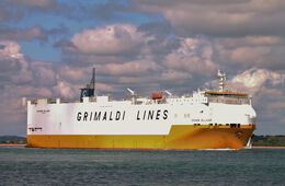 Ref-VCR174 Grande Ellade Vehicle Carrier Southampton Water Hampshire Gt Britain 2020 (C)RLT Aviation And Maritime Images 2020