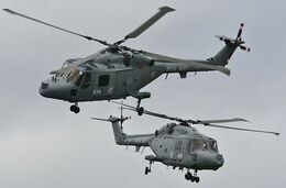 Ref-WLX38 Westland Lynx HAS3 Royal Navy XZ234 & XZ730 RNAS Culdrose Cornwall Gt Britain (C)RLT Aviation And Maritime Images 2018 opt