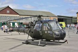 Ref-WSC3 Westland Scout AH1 XT626 Ex British Army Now Privately Owned RNAS Yeovilton Somerset Gt Britain 2015 (C)All Copyrights Reserved RLT-Aviation And Maritime Images 2022 opt