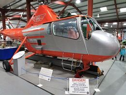 Ref-WWG1 Westland S51 Widgeon G-AOZE Ack-Helicopter On Display At The Helicopter Museum,Weston-Super-Mare,Somerset GB 2012 (C)RLT Aviation And Maritime Images 2020 opt