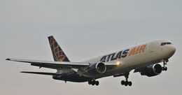 Ref B763-14 Boeing 767-3S1ER N640GT Atlas Air RAF Brize Norton Oxfordshire Gt Britain 2013 (C)RLT Aviation And Maritime Images 2018