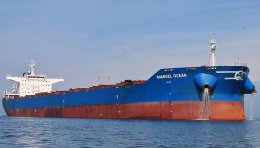 Ref BC(NG)40 Anangel Ocean Bulk Carrier Torbay Deep Water Anchorage Devon Gt Britain 2013 (C)RLT Aviation And Maritime Images 2018