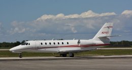 Ref CEJ26 Cessna C680 Citation N211CC Executive Jet Vero Beech Airport Florida USA 2015 (C)RLT Aviation And Maritime Images 2018