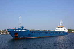 Ref CSSC-29 Wilson Livorno General Cargo Ship Kiel Canal Germany 2014 (C)RLT Aviation And Maritime Images 2018