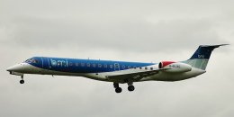 Ref ER145-3 Embraer ERJ 145EP G-RJXG British Midland Regional Airways London Heathrow Airport Gt Britain 2012 (C)RLT Aviation And Maritime Images 2018