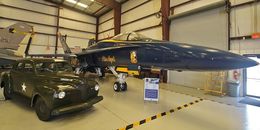 Ref F18-1 Boeing F18A Super Hornet USN (Blue Angels) 161948 Ack-Valiant Air Command Warbirds Museum Titusville Florida USA 2015 (C)RLT Aviation And Maritime Images 2018 opt