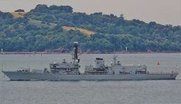 Ref FRG22 HMS St Albans F83 Royal Navy Plymouth Sound Devon Gt Britain 2018 (C)RLT Aviation And Maritime Images 2018