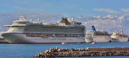 Ref GP1 Azura P&O Thomson Majesty Thomson Cruises Boudicca Fred Olsen Line Port Of Funchal Madeira 2012 (C)RLT Aviation And Maritime Images 2018