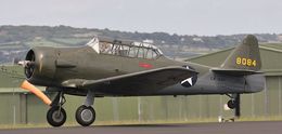 Ref HAR-20 North American AT6 Texan 8084 LN-AMY USAAF Private Owner RNAS Culdrose Cornwall Gt Britain 2010 (C)RLT Aviation And Maritime Images 2018 opt