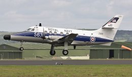 Ref HPJ9 Handley Page HP 137 Jetstream T2 ZA110 Royal Navy RNAS Culdrose Gt Britain 2010 (C)RLT Aviation And Maritime Images 2018