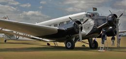 Ref J52-10 Junkers JU52 Lufthansa-German Airlines D-CDLH Duxford Aerodrome Cambridgeshire Gt Britain 2010 (C)RLT Aviation And Maritime Images 2018 opt