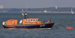 Ref LBRV14 RNLB The Lady Rank 47-011 RNLI Tyne Class Lifeboat Calshot Southampton Water Hampshire GB 2010 (C)RLT Aviation And Maritime Images 2018 opt