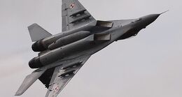 Ref M29-44 MIG 29 Fulcrum (Mikoyan Gurevich) Polish Air Force 40 RAF Fairford Gloucestershire GB 2015 (C)RLT Aviation And Maritime Images 2018 opt