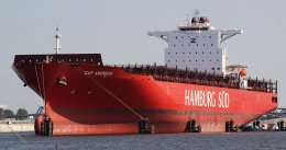 Ref OCT-207 Cap Andreas Container Ship Port Of Hamburg Germany 2014 (C)RLT Aviation And Maritime Images 2018