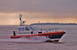 Ref PL11 St Brendan Harwich Haven Pilots Vessel Pilot Boat Entering The River Orwell Felixstowe Suffolk Gt Britain 2012 (C)RLT Aviation And Maritime Images 2018