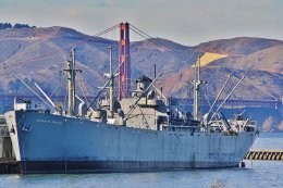 Ref PSDJO-4 Jeremiah OBrien Preserved World War 2 American Liberty Ship Port Of San Francisco California USA 2010 (C)RLT Aviation And Maritime Images 2018