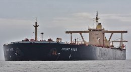 Ref PVT-158 Front Page Tanker Torbay Deep Water Anchorage Devon Gt Britain 2010 (C)RLT Aviation And Maritime Images 2018