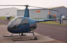 Ref R22-13 Robinson R22 Beta G-BXSG Staverton Aerodrome Gloucester Gloucestershire GB 2013 (C)RLT Aviation And Maritime Images 2018 opt