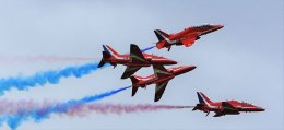 Ref RAR-36 BAE Hawk T1s The Red Arrows Display Team RAF Cosford Shropshire Gt Britain 2012 (C)RLT Aviation And Maritime Images 2018