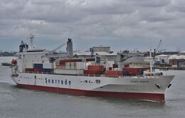 Ref RFR9 Pacific Reefer Geared Cargo Ship (Reefer) Port Of Rotterdam Holland 2015 (C)RLT Aviation And Maritime Images 2018 opt