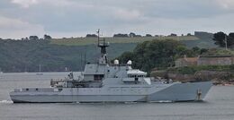 Ref RNGB(CPT)-74 HMS Tyne P281 Royal Navy Patrol Ship Plymouth Sound Plymouth Devon GB 2021 (C) All Copyrights Reserved RLT Aviation And Maritime Images 2021 opt
