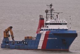 Ref RSV18 Kingdom Of Fife Support Ship Plymouth Sound Devon Gt Britain 2014 (C)RLT Aviation And Maritime 2018 opt