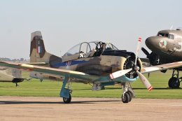 Ref SFN15 Sud T28 Fennec 51-7545 N14113 French Air Force/Radial Revalation Ltd Duxford Aerodrome Gt Britain 2010 (C)RLT Aviation And Maritime Images 2018