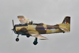 Ref SFN8 Sud T28 Fennec 51-7545 N14113 French Air Force/Radial Revelation Ltd Cotswold(Kemble) Airport Gt Britain 2010 (C)RLT Aviation And Maritime Images 2018