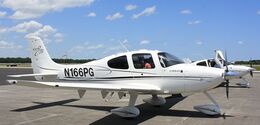 Ref SR20-12 Cirrus SR 20 GTS N166PG Lakeland Airport Florida USA 2015 (C)RLT Aviation And Maritime Images 2018 opt