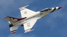 Ref TDS18 General Dynamics F16A Fighting Falcon USAF Thunderbirds Display Squadron Lakeland Airport Florida USA 2015 (C)RLT Aviation And Maritime Images 2018