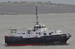 SD CAWSAND Ow-Serco Marine Svcs (9150107) Chartered To Royal Navy Flag Officer Sea Training Crew Transfer Tender Plymouth Sound Plymouth Devon UK 2023 Order No TDR51