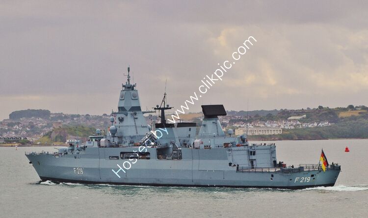 SGS SACHSEN-German Navy Type 124(FFG) Saxony Class Guided Missile Frigate Plymouth Sound Plymouth Devon UK 2025 Order Number GF163