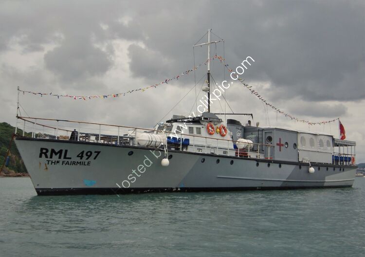 THE FAIRMILE  RML497 Pleasuire  Trip  Boat Ow-Western Lady Ferry Service Ex-Royal  Navy  WW2 Service  Vessel Brixham Harbour Torbay Devon UK-2015 Order No- PLC36