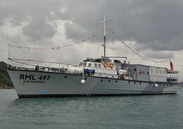 THE FAIRMILE  RML497 Pleasuire  Trip  Boat Ow-Western Lady Ferry Service Ex-Royal  Navy  WW2 Service  Vessel Brixham Harbour Torbay Devon UK-2015 Order No- PLC36