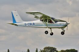 Tecnam P92-EA Echo G-CBLB Sywell Aerodrome Northamptonshire GB 2017 Order Ref-P92-11