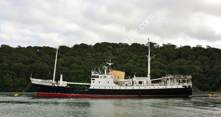 WINDSOR CASTLE Owner Unknown (5419957) Ex-British Northern Lights Buoy Tender Now A Private Yacht Layed Up River Fal Trelissick Cornwall UK 2012 Order No-TDR2