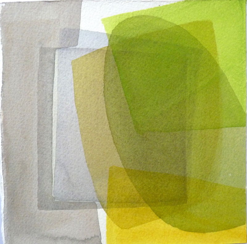 Translucent abstract watercolour.