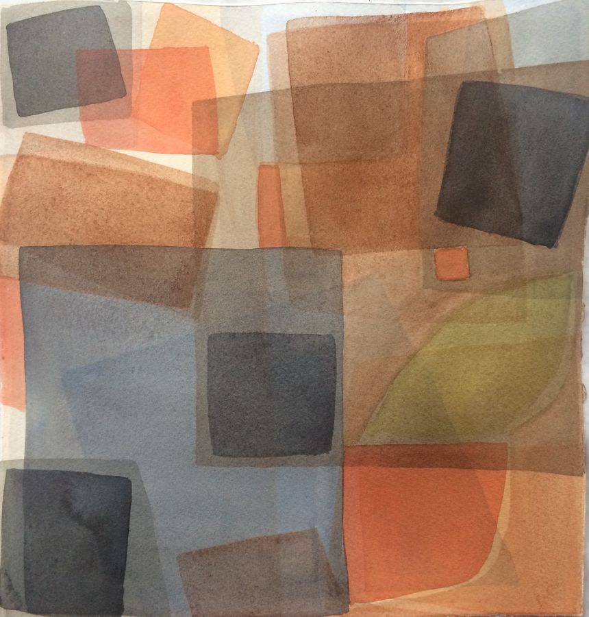 Latest in the translucent layered watercolour series. As we leave winter behind, a celebration of its depth, darkness and the hidden life always stirring beneath the surface.