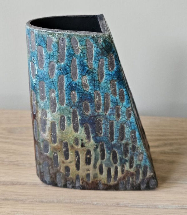 Raku-Dash-Vase