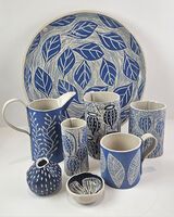 Selection of blue-Ceramics
