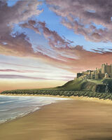 Sunrise over Bamburgh Castle
