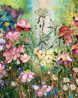 Walking through the meadow