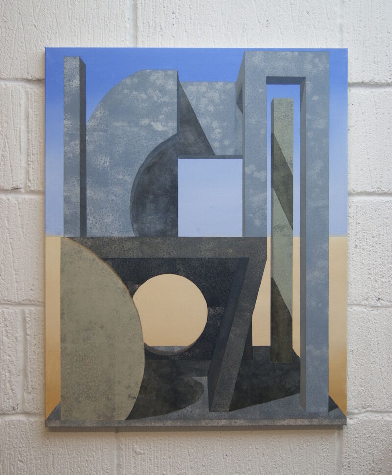 After the future - 76 x 61 cm - Acrylic on canvas - 2024