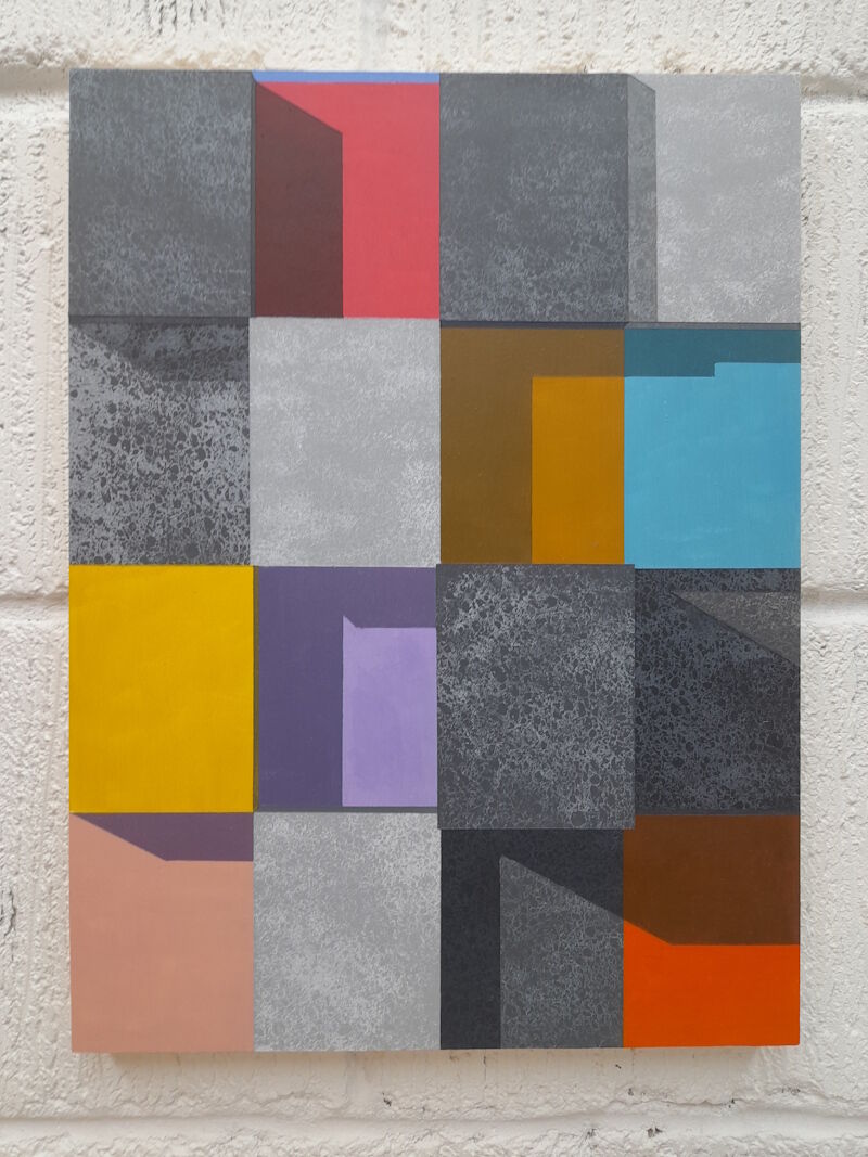 Facade - 40 x 30 cm - Acrylic on panel - 2025