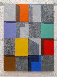 Facade 2 - 40 x 30 cm - Acrylic on panel - 2025