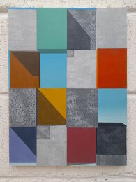 Facade 3 - 40 x 30 cm - Acrylic on panel - 2025