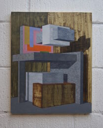 Maquette 2 - 50 x 40 cm - Acrylic on panel - 2025