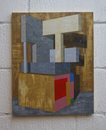 Maquette 3 - 50 x 40 cm - Acrylic on panel - 2025