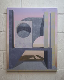 Monument to planned obsolescence - 76 x 61 cm - Acrylic on canvas - 2024