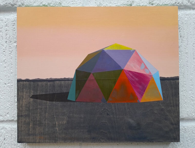 Dome - 25 x 30 cm - Acrylic on panel - 2024
